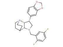 (3R*,3aR*,7aR*)-3-(1,3-benzodioxol-5-yl)-1-(2,5-difluorobenzyl)octahydro-4,7-ethanopyrrolo[3,2-b]pyridine