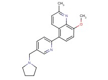 8-methoxy-2-methyl-5-[5-(pyrrolidin-1-ylmethyl)pyridin-2-yl]quinoline
