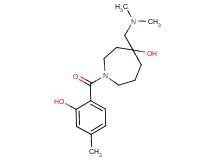 4-[(dimethylamino)methyl]-1-(2-hydroxy-4-methylbenzoyl)-4-azepanol