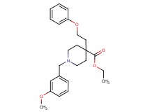 ethyl 1-(3-methoxybenzyl)-4-(2-phenoxyethyl)-4-piperidinecarboxylate