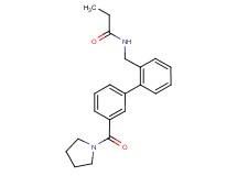 N-{[3'-(pyrrolidin-1-ylcarbonyl)biphenyl-2-yl]methyl}propanamide