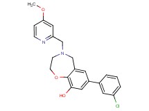 7-(3-chlorophenyl)-4-[(4-methoxypyridin-2-yl)methyl]-2,3,4,5-tetrahydro-1,4-benzoxazepin-9-ol