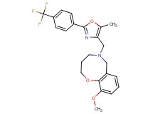 10-methoxy-5-({5-methyl-2-[4-(trifluoromethyl)phenyl]-1,3-oxazol-4-yl}methyl)-3,4,5,6-tetrahydro-2H-1,5-benzoxazocine