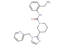 N-(2-ethylphenyl)-3-[1-(2-pyridinylmethyl)-1H-imidazol-2-yl]-1-piperidinecarboxamide