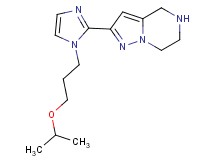 2-[1-(3-isopropoxypropyl)-1H-imidazol-2-yl]-4,5,6,7-tetrahydropyrazolo[1,5-a]pyrazine dihydrochloride
