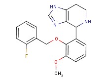 4-{2-[(2-fluorobenzyl)oxy]-3-methoxyphenyl}-4,5,6,7-tetrahydro-1H-imidazo[4,5-c]pyridine