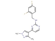 N-(2,4-difluorobenzyl)-4-(1,3-dimethyl-1H-pyrazol-4-yl)pyrimidin-2-amine