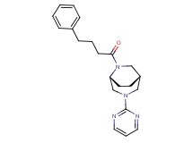 (1S*,5R*)-6-(4-phenylbutanoyl)-3-(2-pyrimidinyl)-3,6-diazabicyclo[3.2.2]nonane