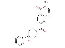 7-[(4-hydroxy-4-phenylpiperidin-1-yl)carbonyl]-3-methylquinazolin-4(3H)-one