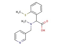 [methyl(pyridin-3-ylmethyl)amino][2-(methylthio)phenyl]acetic acid