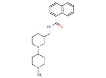 N-[(1'-methyl-1,4'-bipiperidin-3-yl)methyl]-1-naphthamide