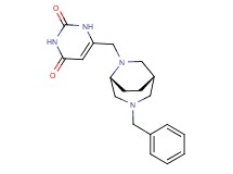6-{[(1S*,5R*)-3-benzyl-3,6-diazabicyclo[3.2.2]non-6-yl]methyl}-2,4(1H,3H)-pyrimidinedione