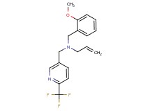 N-(2-methoxybenzyl)-N-{[6-(trifluoromethyl)pyridin-3-yl]methyl}prop-2-en-1-amine