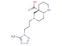(4aS*,8aR*)-6-[3-(5-methyl-1H-tetrazol-1-yl)propyl]octahydro-1,6-naphthyridine-4a(2H)-carboxylic acid