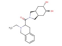 (3aR*,5S*,6S*,7aS*)-2-[(2-ethyl-1,2,3,4-tetrahydro-3-isoquinolinyl)carbonyl]octahydro-1H-isoindole-5,6-diol