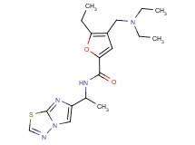 4-[(diethylamino)methyl]-5-ethyl-N-(1-imidazo[2,1-b][1,3,4]thiadiazol-6-ylethyl)-2-furamide