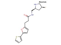 N-{[(2S,4S)-4-fluoro-2-pyrrolidinyl]methyl}-3-[5-(2-thienyl)-2-furyl]propanamide hydrochloride