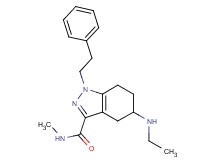 5-(ethylamino)-N-methyl-1-(2-phenylethyl)-4,5,6,7-tetrahydro-1H-indazole-3-carboxamide
