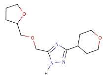 5-[(tetrahydrofuran-2-ylmethoxy)methyl]-3-(tetrahydro-2H-pyran-4-yl)-1H-1,2,4-triazole