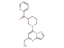 [1-(5-ethylpyrazolo[1,5-a]pyrimidin-7-yl)piperidin-3-yl](pyridin-2-yl)methanone
