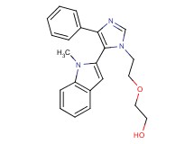 2-{2-[5-(1-methyl-1H-indol-2-yl)-4-phenyl-1H-imidazol-1-yl]ethoxy}ethanol