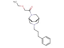 (1S*,5R*)-6-(ethoxyacetyl)-3-(3-phenylpropyl)-3,6-diazabicyclo[3.2.2]nonane