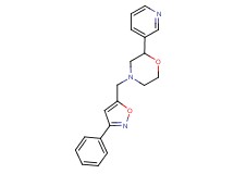 4-[(3-phenylisoxazol-5-yl)methyl]-2-pyridin-3-ylmorpholine