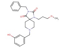 3-benzyl-8-(3-hydroxybenzyl)-1-(3-methoxypropyl)-1,3,8-triazaspiro[4.5]decane-2,4-dione