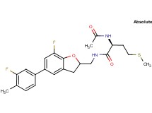 N~2~-acetyl-N~1~-{[7-fluoro-5-(3-fluoro-4-methylphenyl)-2,3-dihydro-1-benzofuran-2-yl]methyl}-L-methioninamide