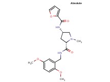 (2S,4S)-N-(2,5-dimethoxybenzyl)-4-(2-furoylamino)-1-methylpyrrolidine-2-carboxamide