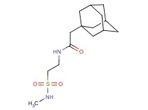 2-(1-adamantyl)-N-{2-[(methylamino)sulfonyl]ethyl}acetamide