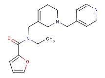 N-ethyl-N-{[1-(pyridin-4-ylmethyl)-1,2,5,6-tetrahydropyridin-3-yl]methyl}-2-furamide