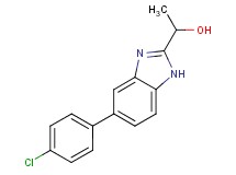 1-[5-(4-chlorophenyl)-1H-benzimidazol-2-yl]ethanol