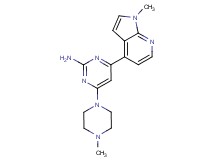 4-(4-methylpiperazin-1-yl)-6-(1-methyl-1H-pyrrolo[2,3-b]pyridin-4-yl)pyrimidin-2-amine