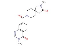 3-methyl-7-[(2-methyl-3-oxo-2,8-diazaspiro[4.5]dec-8-yl)carbonyl]-4(3H)-quinazolinone