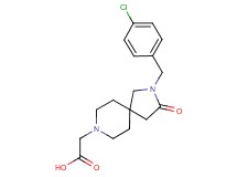 [2-(4-chlorobenzyl)-3-oxo-2,8-diazaspiro[4.5]dec-8-yl]acetic acid