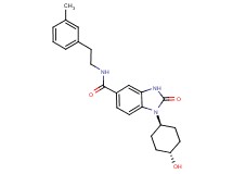 1-(trans-4-hydroxycyclohexyl)-N-[2-(3-methylphenyl)ethyl]-2-oxo-2,3-dihydro-1H-benzimidazole-5-carboxamide
