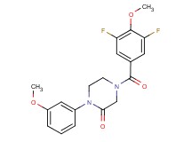 4-(3,5-difluoro-4-methoxybenzoyl)-1-(3-methoxyphenyl)-2-piperazinone