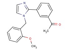1-{3-[1-(2-methoxybenzyl)-1H-imidazol-2-yl]phenyl}ethanone