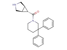 rel-(1R,5S,6r)-6-[(3,3-diphenyl-1-piperidinyl)carbonyl]-3-azabicyclo[3.1.0]hexane hydrochloride