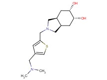 (3aR*,5R*,6S*,7aS*)-2-({4-[(dimethylamino)methyl]-2-thienyl}methyl)octahydro-1H-isoindole-5,6-diol