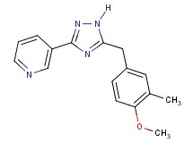 3-[5-(4-methoxy-3-methylbenzyl)-1H-1,2,4-triazol-3-yl]pyridine