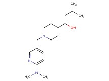 1-(1-{[6-(dimethylamino)-3-pyridinyl]methyl}-4-piperidinyl)-3-methyl-1-butanol