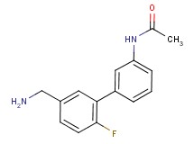 N-[5'-(aminomethyl)-2'-fluorobiphenyl-3-yl]acetamide