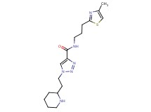 N-[3-(4-methyl-1,3-thiazol-2-yl)propyl]-1-(2-piperidin-2-ylethyl)-1H-1,2,3-triazole-4-carboxamide
