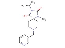 3-isopropyl-1-methyl-8-(3-pyridinylmethyl)-1,3,8-triazaspiro[4.5]decane-2,4-dione