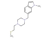 1-methyl-6-({4-[2-(methylthio)ethyl]piperazin-1-yl}methyl)-1H-indole