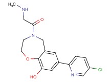 7-(5-chloro-2-pyridinyl)-4-(N-methylglycyl)-2,3,4,5-tetrahydro-1,4-benzoxazepin-9-ol hydrochloride