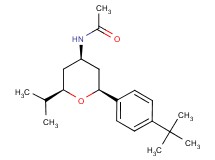 N-[(2S*,4R*,6R*)-2-(4-tert-butylphenyl)-6-isopropyltetrahydro-2H-pyran-4-yl]acetamide