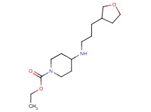 ethyl 4-{[3-(tetrahydrofuran-3-yl)propyl]amino}piperidine-1-carboxylate
